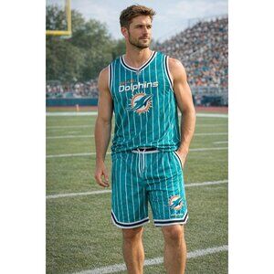 Miami Dolphins NFL Men's Jersey & Shorts size MEDIUM